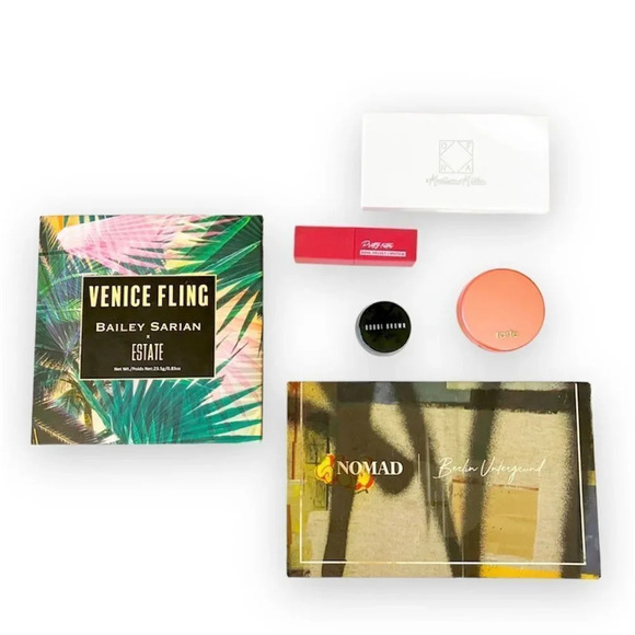 Makeup Lot 6 Pc Madison Miller Tarte Bobbi Brown Pretty Filter Eye Shadows Lip‎